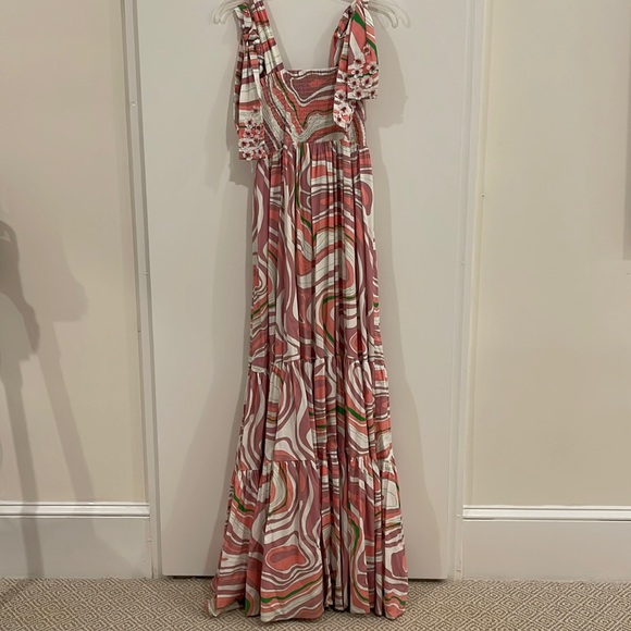 Sheridan French Dresses Sheridan French Smocked Maxi Dress Poshmark